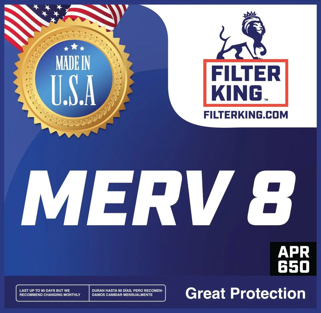 Filter King 9x50x1a Air Filter | 4- |  8  Pleated A/C Furnace Filters |    | Actual Size: 9 x 50 x .75"