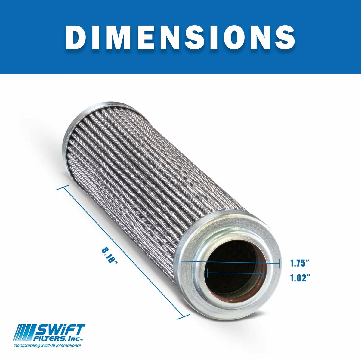 Direct Interchange for   P--3-25C Cartridge Filter Element Microglass Construction 25 Micron