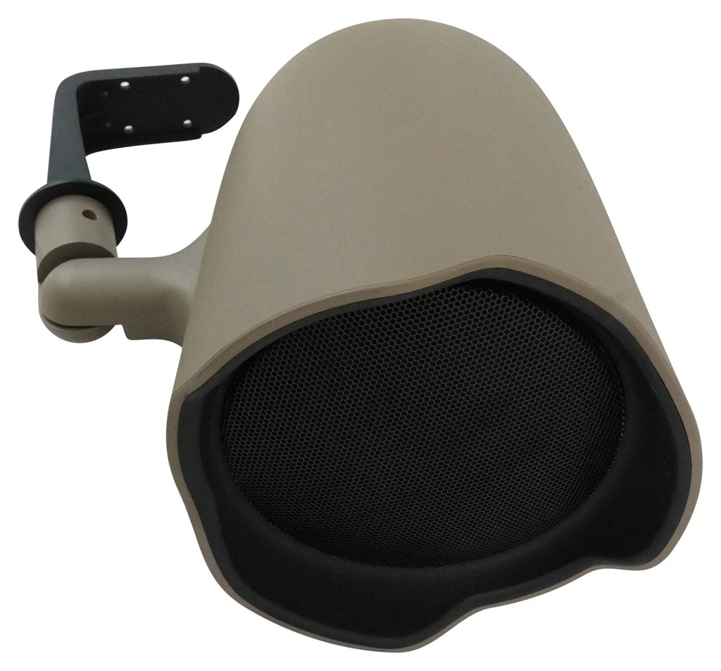 4  GSF6- 6.5" Landscape Ground Stake/Wall Mount 70v Commercial Speakers+Amp