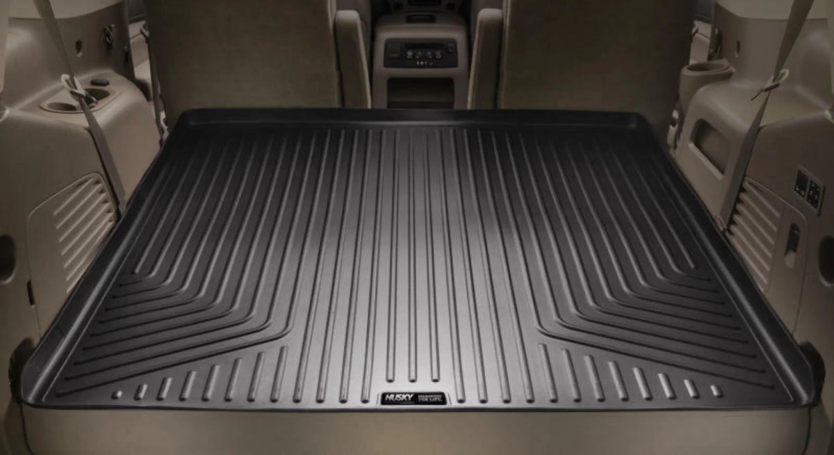 Husky by RealTruck Weatherbeater Series Cargo Liner Black Compatible with 07-12 Chevrolet Tahoe/07-12  Yukon; w/ or w/o 3rd row Seat