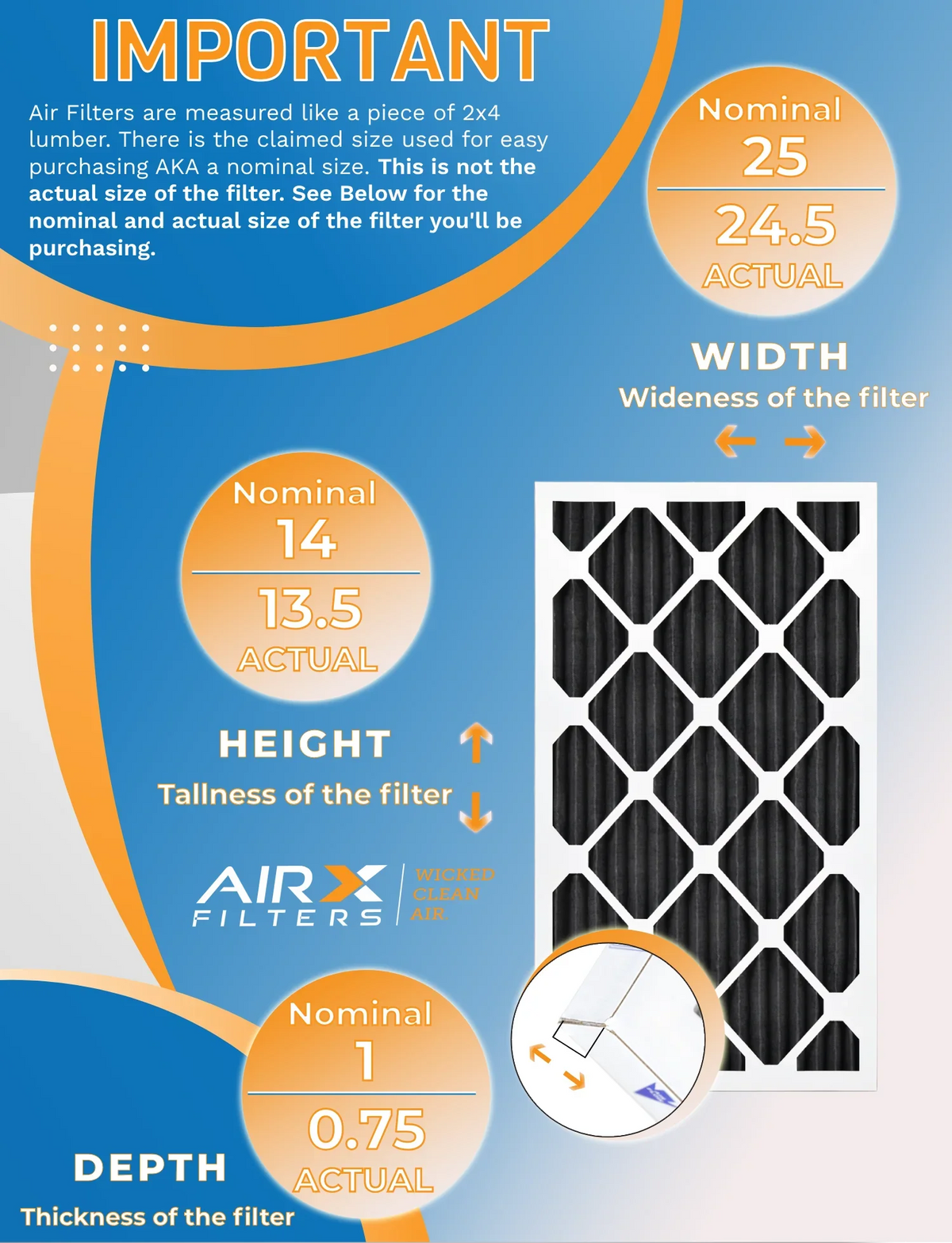 14x25x1 Air Filter  8 Rating, 12 Pack of Furnace Filters Comparable to  700,  5, Pet Odor Retention Filters - Made in  by     .