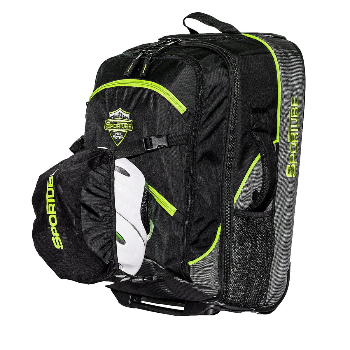 Sportube Cabin Cruiser Wheeled Carry On Padded Gear & Boot Bag, Green
