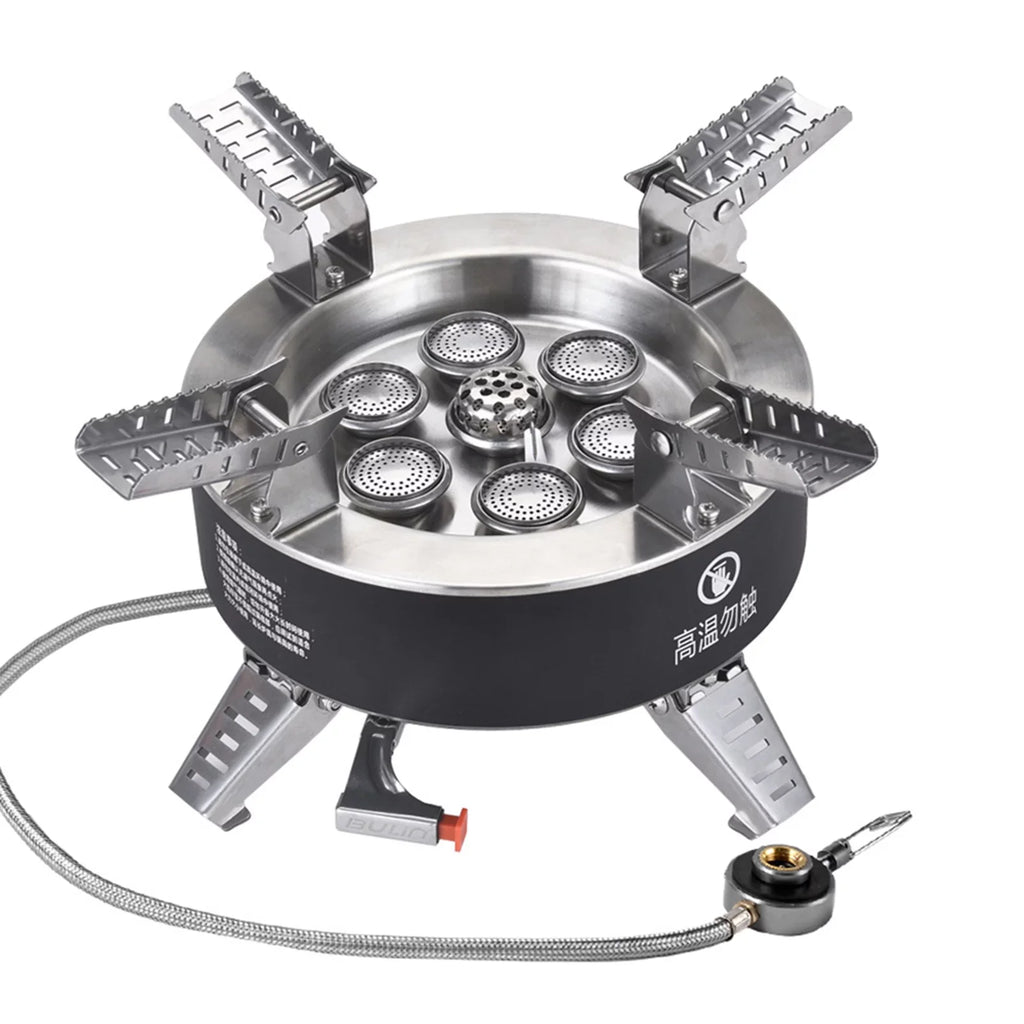 18000W High-power Camping Stove, Foldable Backpacking Stove for Hiking