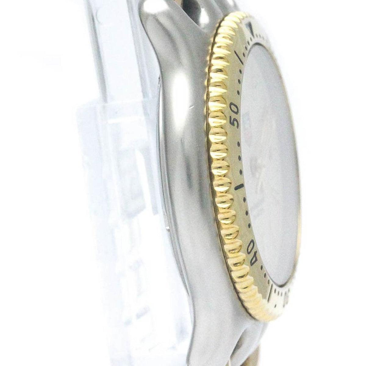 Pre-Owned Polished   Sel 200M Gold Plated Steel Mid Size Watch S95.713 BF568511 (Good)