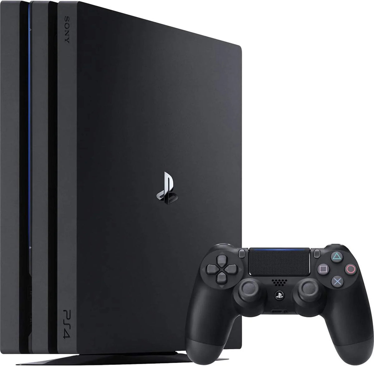 Sony PlayStation 4 Pro 1TB Gaming Console Black Headset With   Cleaning Kit Bundle Like New