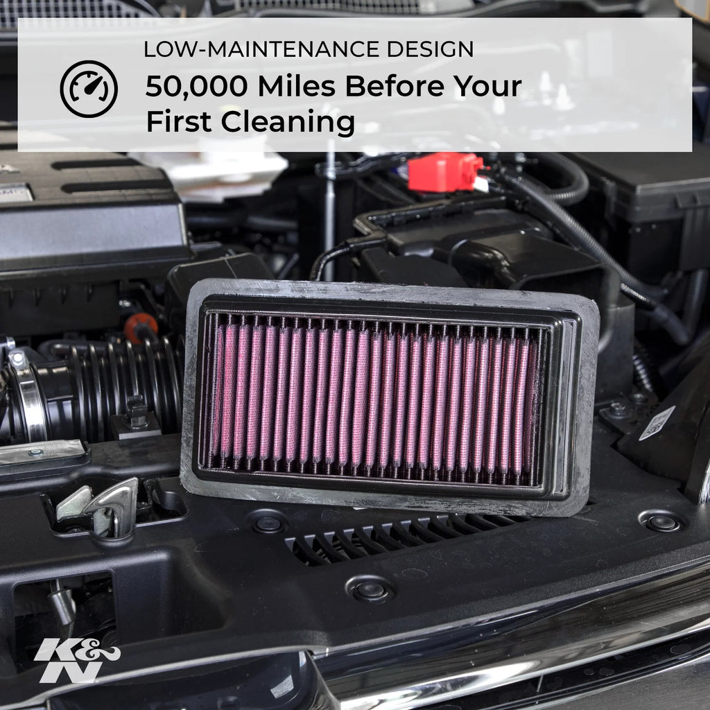 K&N Engine Air Filter: High Performance, Premium, Washable, Replacement Filter: 2013-2016  (Genesis Coupe), 33-2481