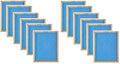 True Blue 110241 10" x 24" x 1" Flat Panel Spun Fiberglass Disposable Furnace Air Filter  2 - Quantity of 12