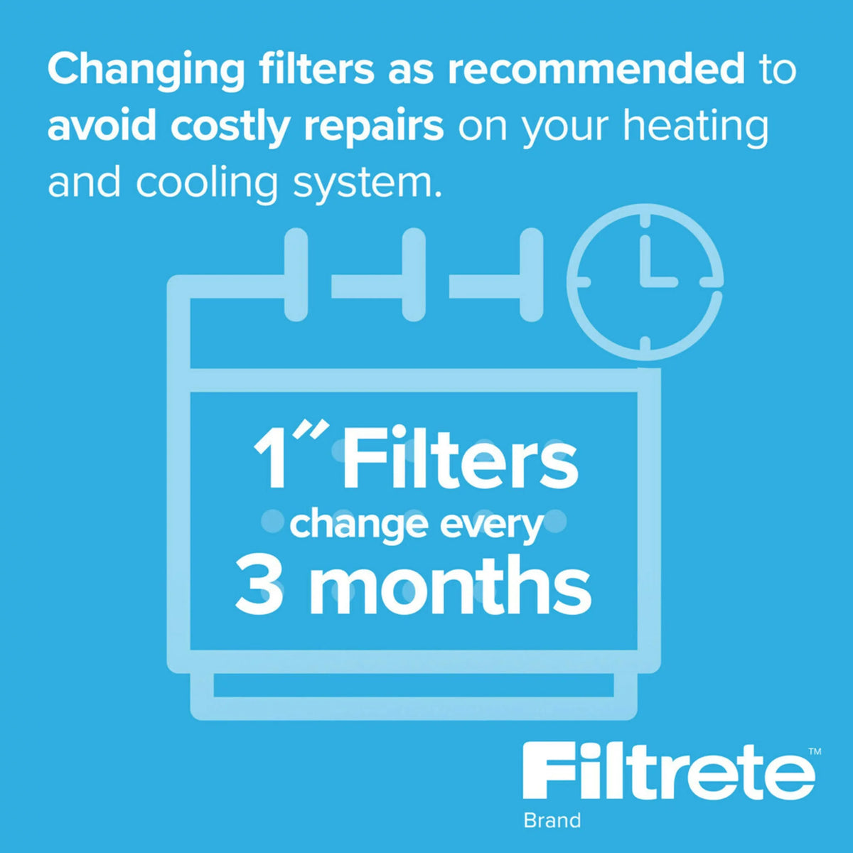 Filtrete by 3M 16x16x1,  11, Allergen Reduction  Furnace Air Filter, 1200 , 4 Filters