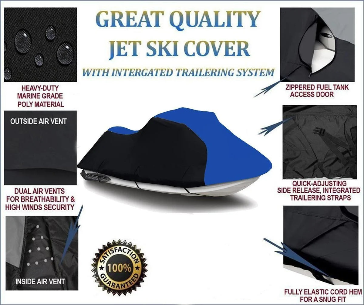 /  -, 600  Cover Compatible for Kawasaki 1100  1997 1998 1999 Jet Ski Watercraft Cover
