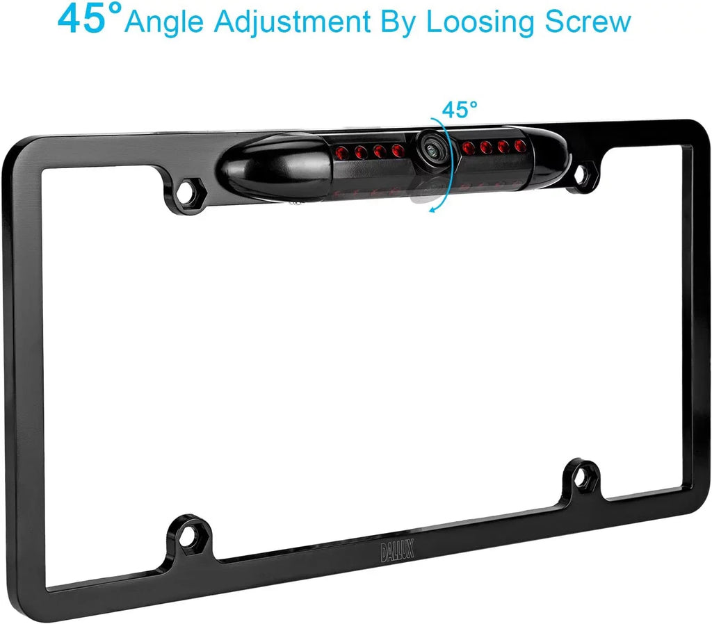 Backup Camera Rearview License Plate Frame for  KWV25BT -V25BT Black