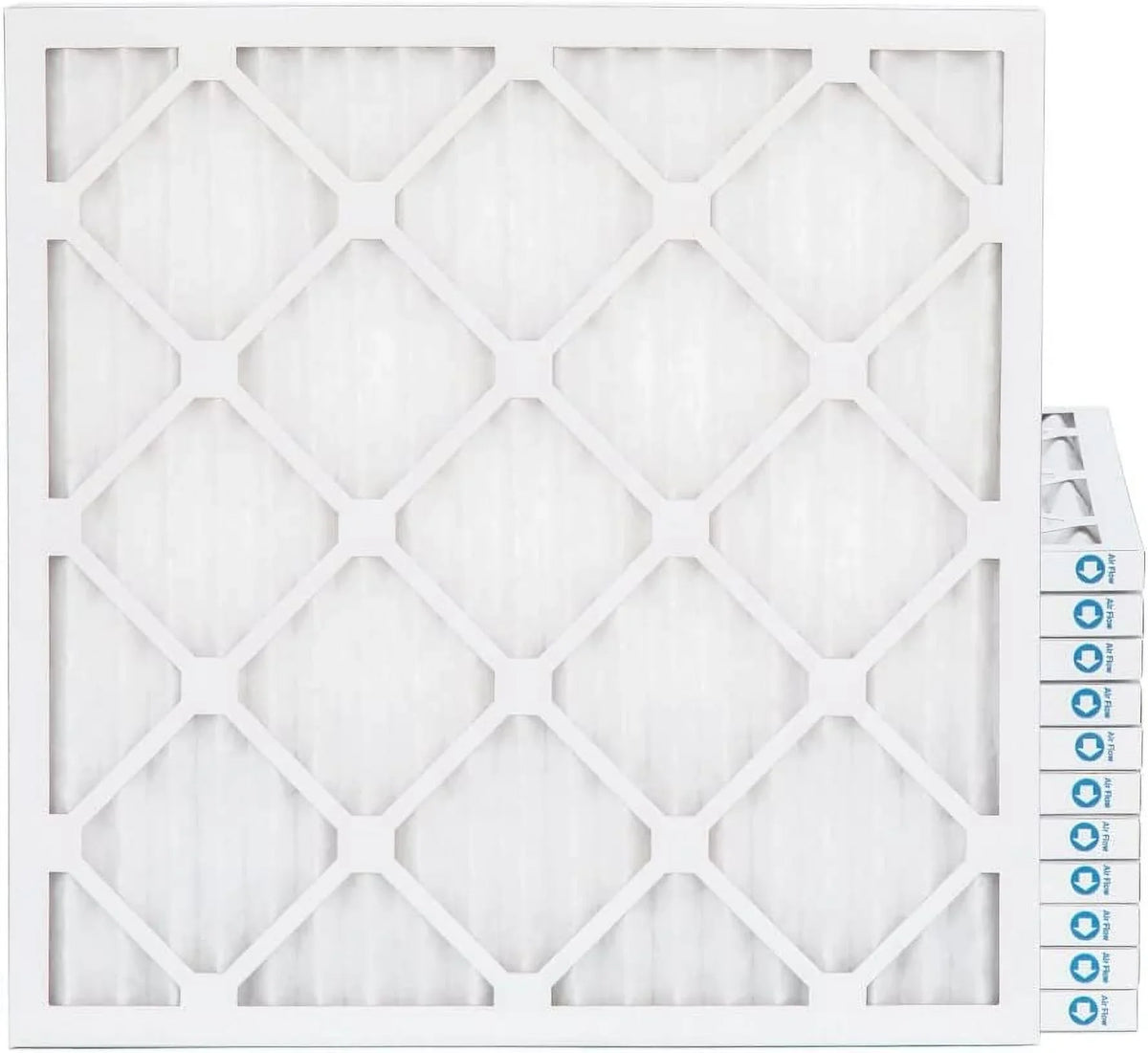 25X25x1  8 Pleated  Furne Air Filters. Case Of 12. Ext Size: 24-1/2 X 24-1/2 X 3/4