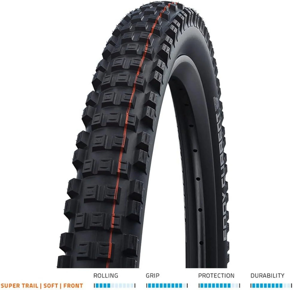 Eddy Current / And Enduro Tubeless Folding Front Bike Tire | Multiple Sizes | Evolution, Super Trail, Addix Soft | Black