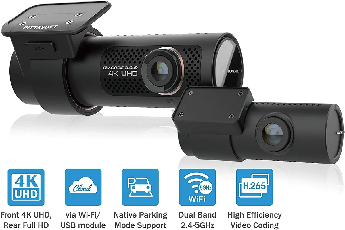 BlackVue DR900X-2CH with 32GB Microsd Card 4K  Cloud Dashcam Optional CM100  Module