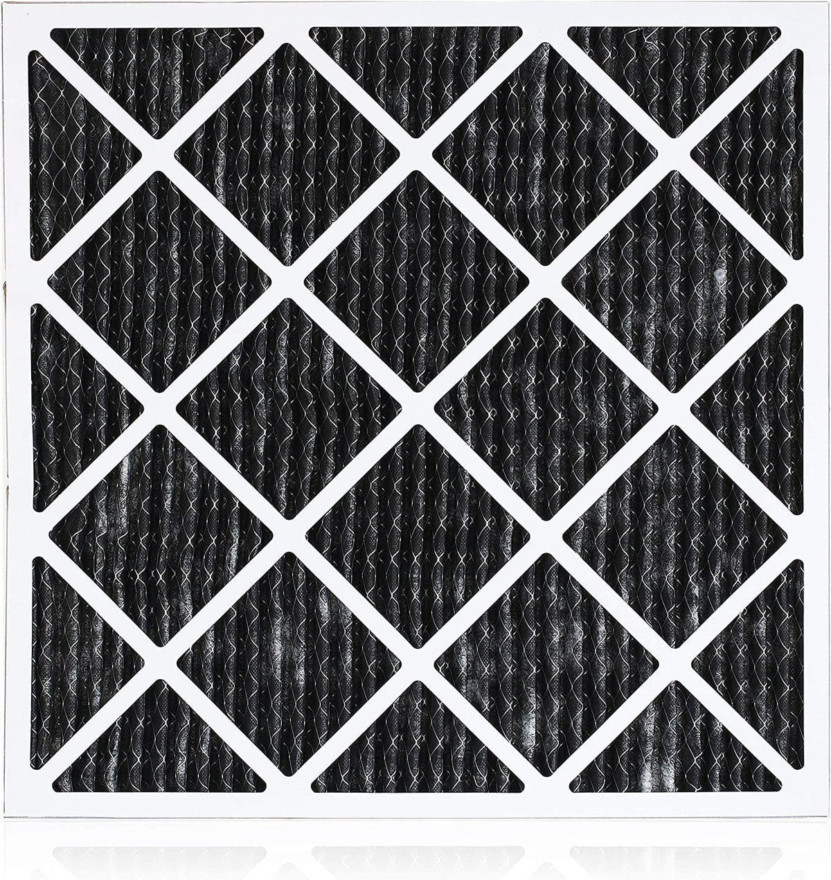 Filterbuy 16x20x1  8 Odor Eliminator Pleated   Furnace Air Filters with Activated Carbon (12-Pack)