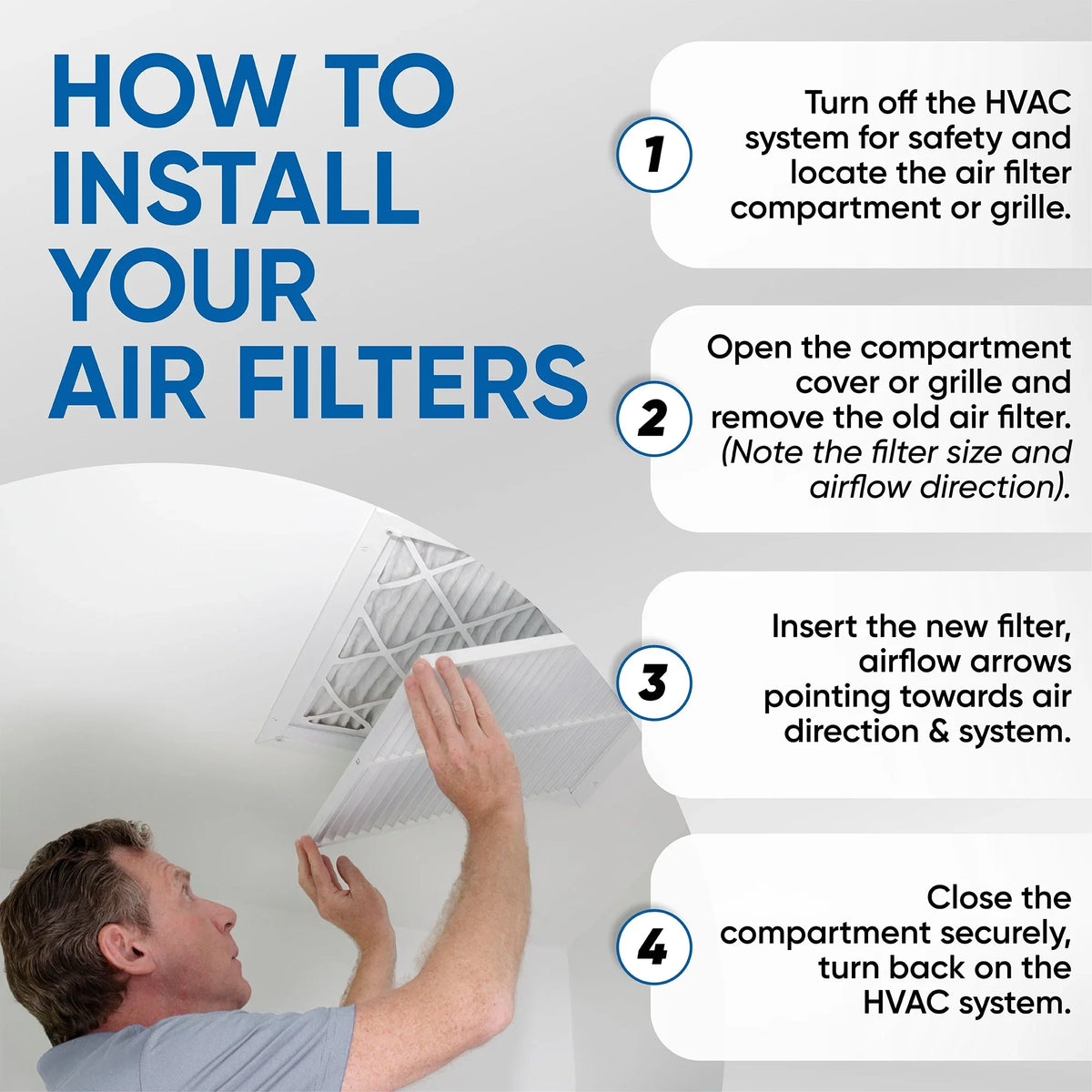 12 Pack of 10x24x1  10 Pleated Air Filters by Glasfloss. Actual Size: 9-1/2 x 23-1/2 x 7/8