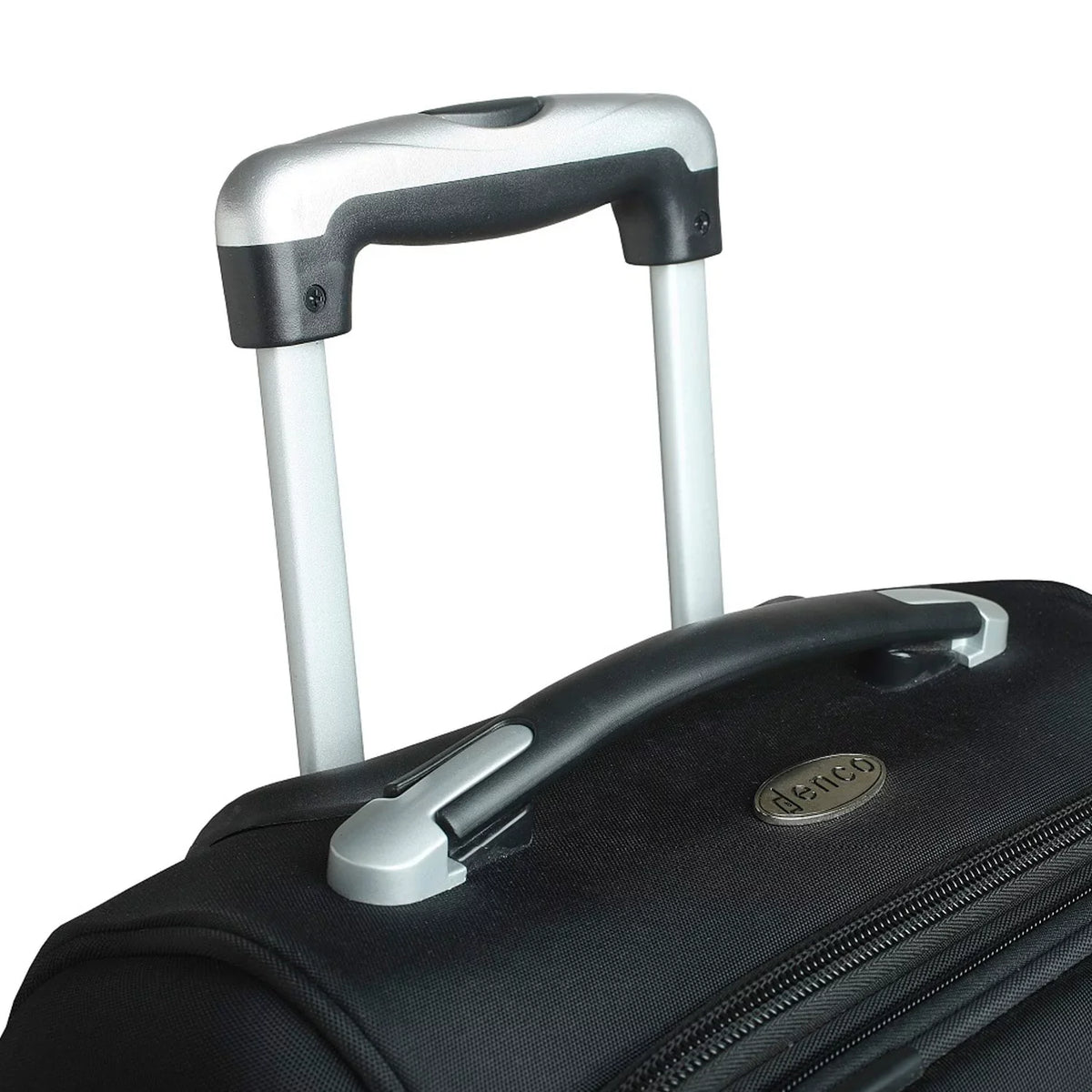 Black Auburn Tigers 21" Softside Rolling Carry-On Suitcase